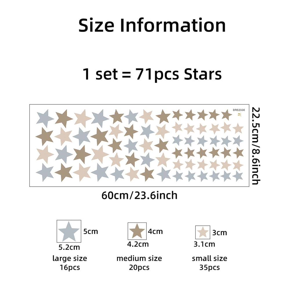 71Pcs/Set Cartoon Stars Wall Stickers Removable Nursery Wall Decals Children Kids Baby Room Interior Home Decor (No EN71 Certification) 71Pcs/Set Cartoon Stars Wall Stickers Removable Nursery Wall Decals Children Kids Baby Room Interior Home Decor (No EN71 Certification)